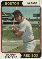 1974 Topps Baseball Cards      543     Danny Cater
